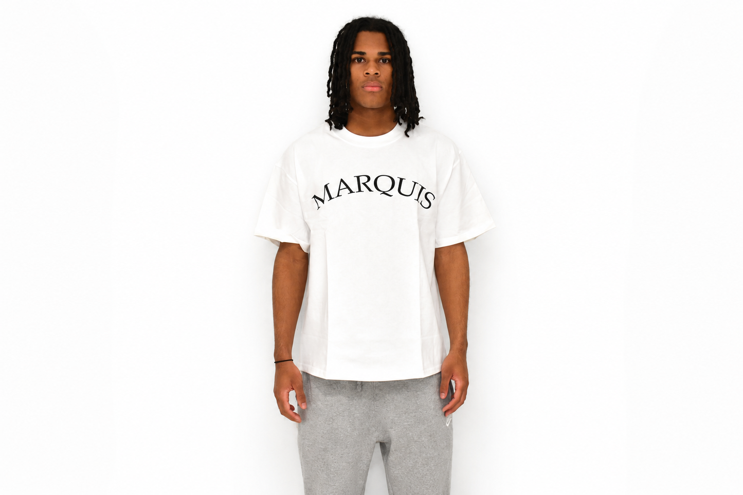 White MARQUIS Signature Tee