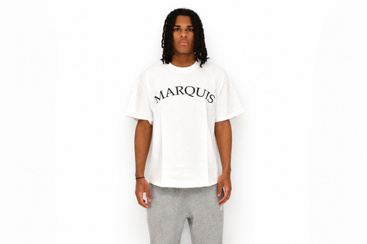 White MARQUIS Signature Tee