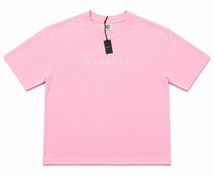 MARQUIS Black Organic Cotton Tee – Signature Expertly Sewn at Center