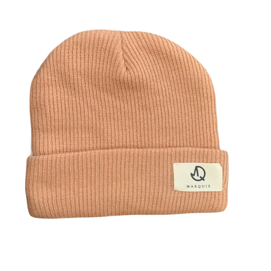 MARQUIS Signature Beanie- Warm Tan